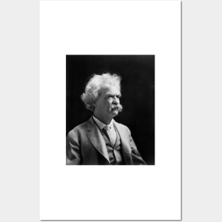 Mark Twain, US author (C026/5087) Posters and Art